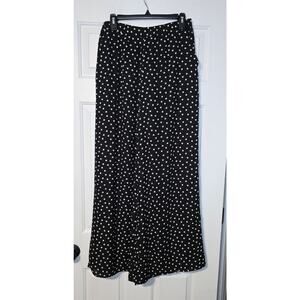 Express Super High Rise Waisted Wide Leg Polka Dot Palazzo Pant‎ Size S